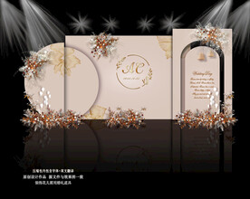 香槟色婚礼设计