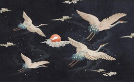 古典传统仙鹤装饰画