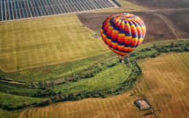 装饰画 晶瓷画 热气球