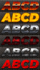 霓虹灯海报艺术字体电影特效字体