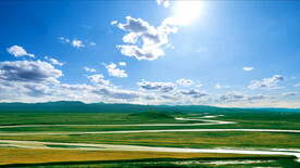 站在草原望北京 舞美背景视频