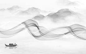 新款 灰色山水 TIF文件分层