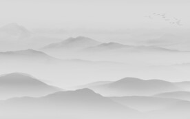 中国风客厅风景山水 TIF分层