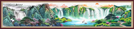 巨幅山水画