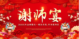 谢师宴升学宴展板