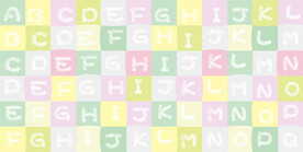 字母格子背景