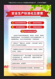 安全生产标准化五要素