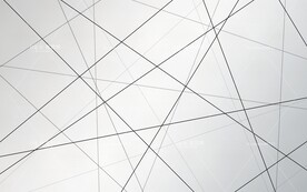 线条图形背景墙画