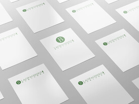 纸张韩式样机图片