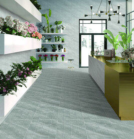 仿古砖铺贴空间