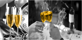 装饰画 晶瓷画 红酒杯