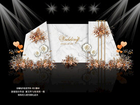 白色大理石婚礼