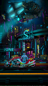 酒吧夜店概念海报