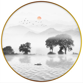 新中式山水画
