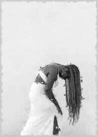 5070数字油画装饰画非洲美女