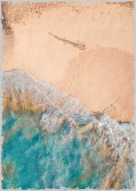 5070数字油画装饰画热带沙滩