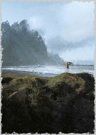 50X70数字油画装饰画海岸