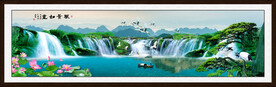 巨幅山水画
