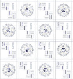 大牌民族风格子