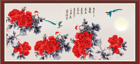 国画牡丹