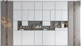 现代客厅背景墙