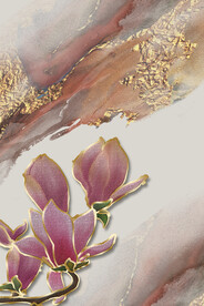 装饰画 新中式 兰花 抽象画