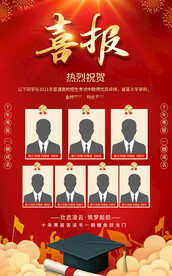 金榜题名喜报