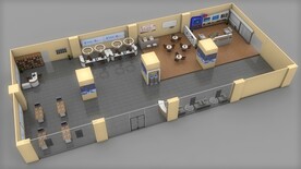 电信营业厅效果图