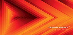 时尚动感几何三角形渐变抽象背景