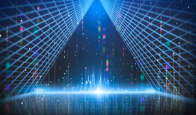 光线城市互联网海报背景