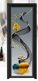 高清分层平开门写真图