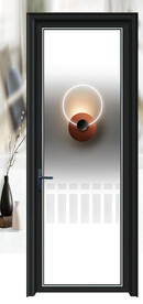 高清分层平开门写真图