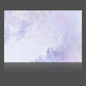 淡紫色生日背景