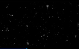 大雪雪花飘扬视频素材