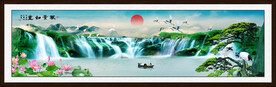 巨幅山水画