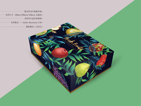 水果包装 平面图