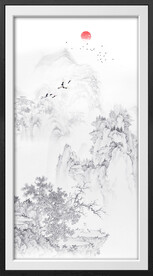 水墨山水画