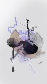 抽象马赛克动物画