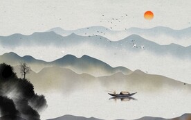 高端意境山水画