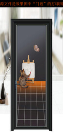 高清儿童房门写真图