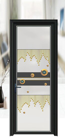 高清分层平开门写真图