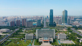 4K航拍宁夏人民广场