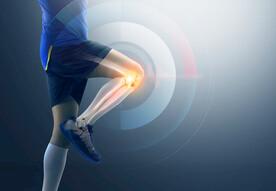 运动膝盖扭伤治疗海报