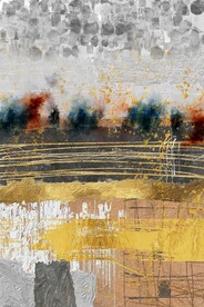 高端抽象肌理油画