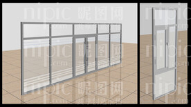 塑钢门窗效果图