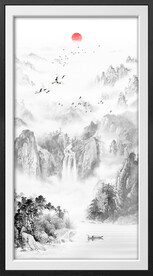 玄关山水画