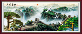 万里长城 国画