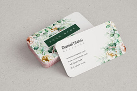 圆角名片样机模板智能贴图