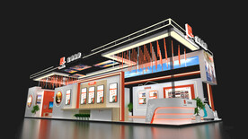 物业展展台模型