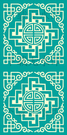 传统图案背景矢量